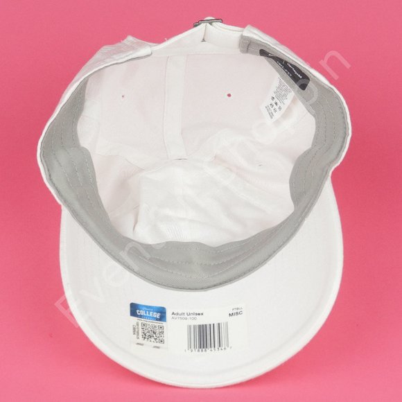 Nike Heritage86 Georgia Bulldogs Football 6 Panel Adjustable Hat in White - Picture 9 of 12